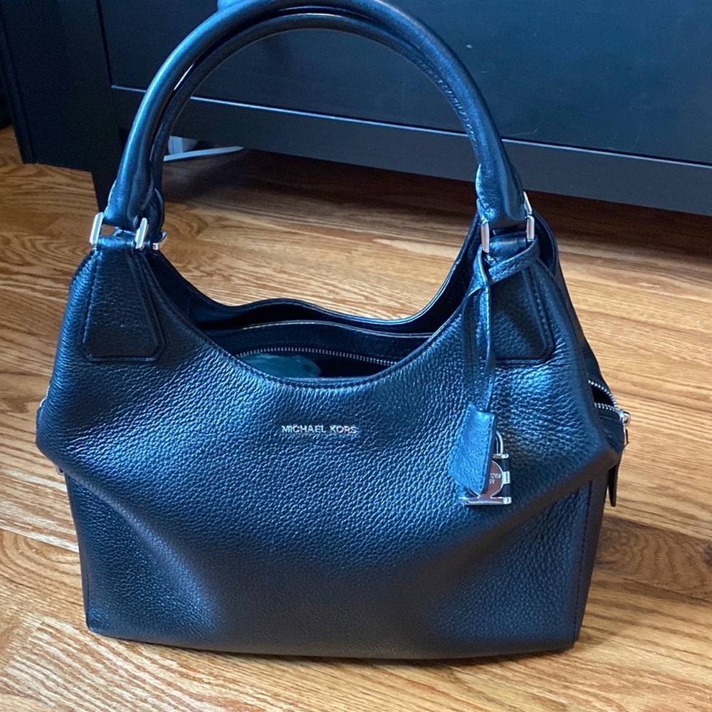 Michael Kors Black Leather Bag